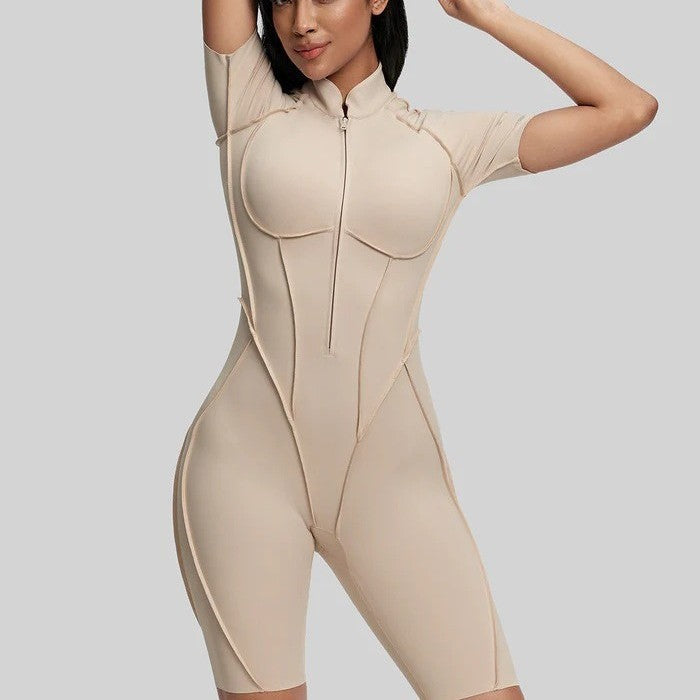Women Fashion Solid Color Breathable Yoga Rompers
