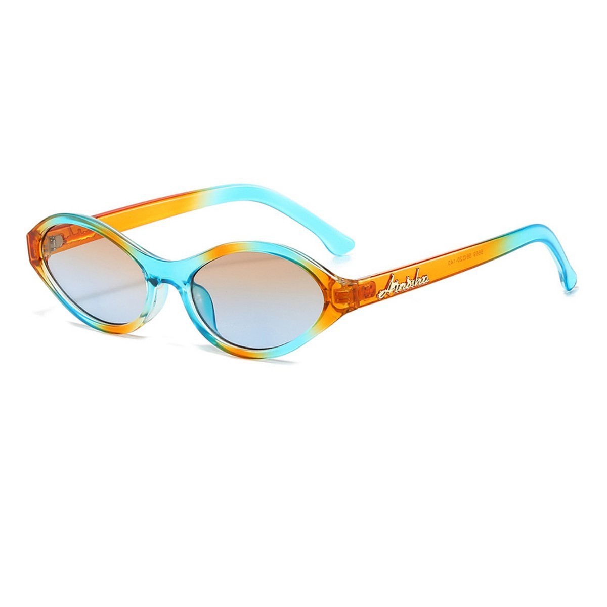 Gafas de sol ovaladas con montura pequeña personalizadas retro