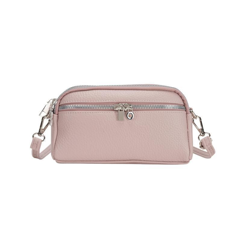 Women Casual Solid Color PU Leather Crossbody Bag