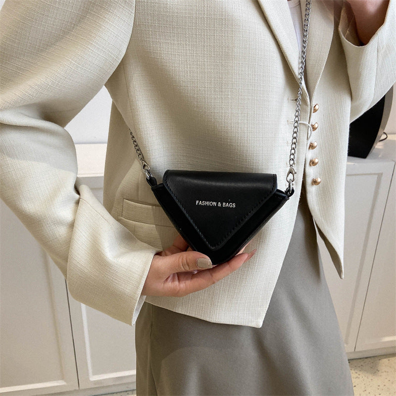 Bolso bandolera informal de PU de color sólido a la moda para mujer