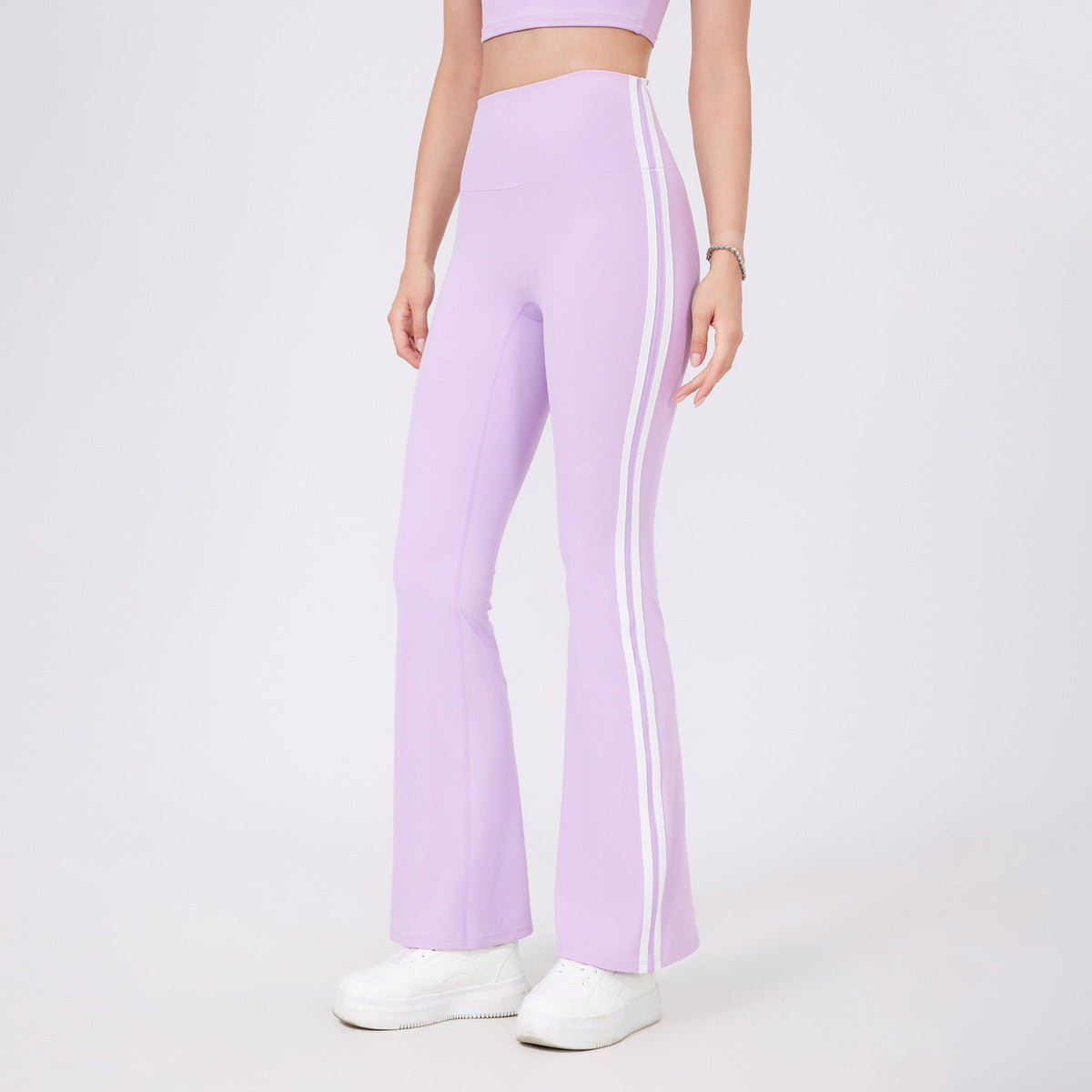 Leggings de sport taille haute pour femmes, style yoga