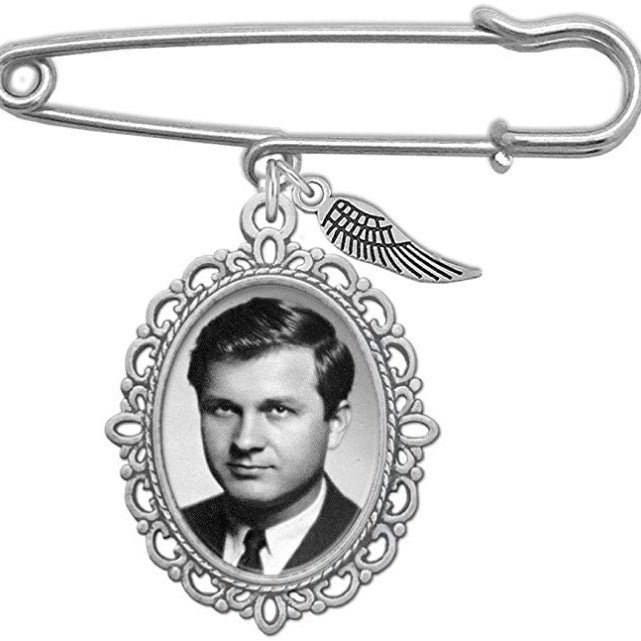 Pendentif pour cadre photo DIY, broche en alliage avec options de perles