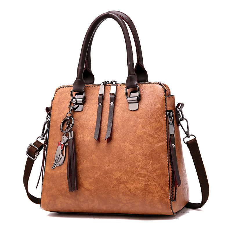Sac à main décontracté en PU de grande capacité pour femme, idéal pour le style urbain