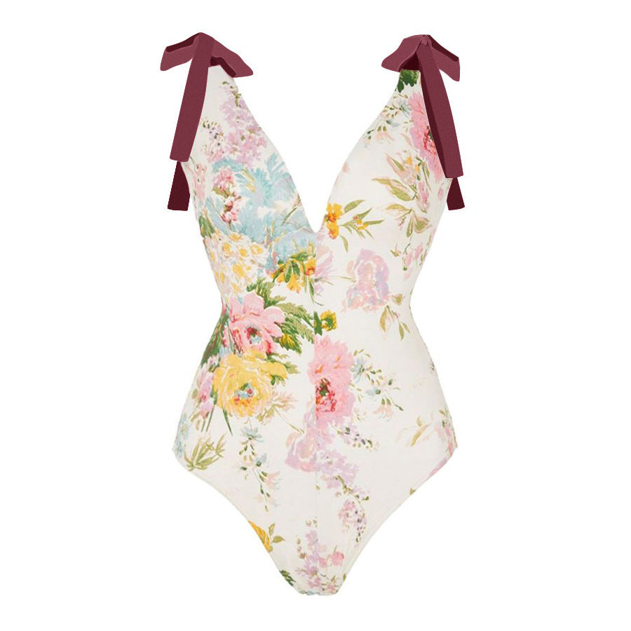 Jupes de bikini sexy à imprimé floral pour femmes