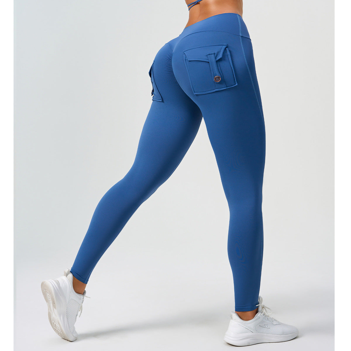 Mallas de yoga para mujer, de secado rápido, de color liso
