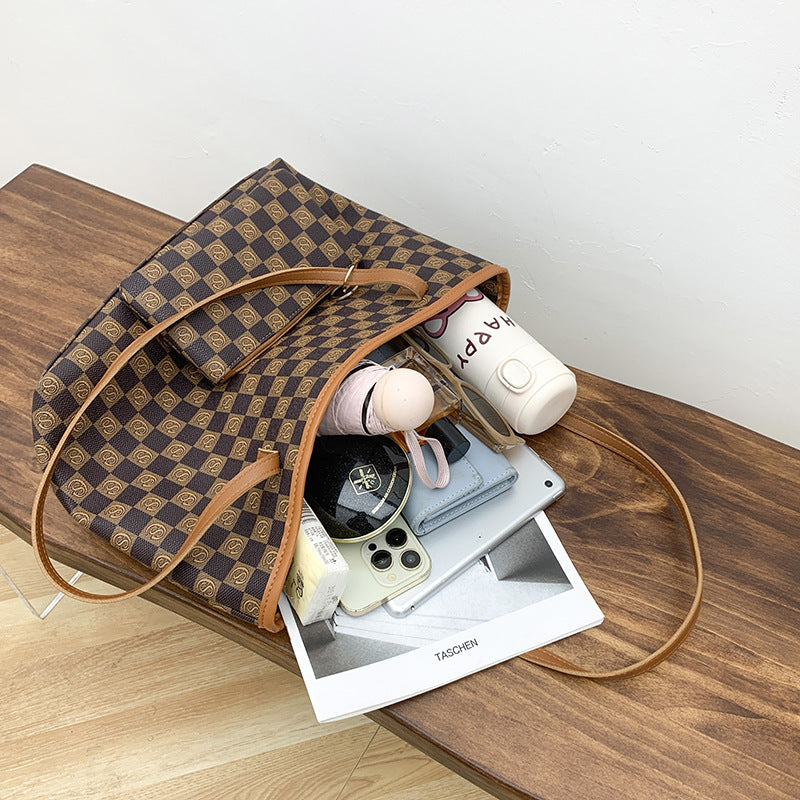 Women Fashion Simple Printed Tote Bag