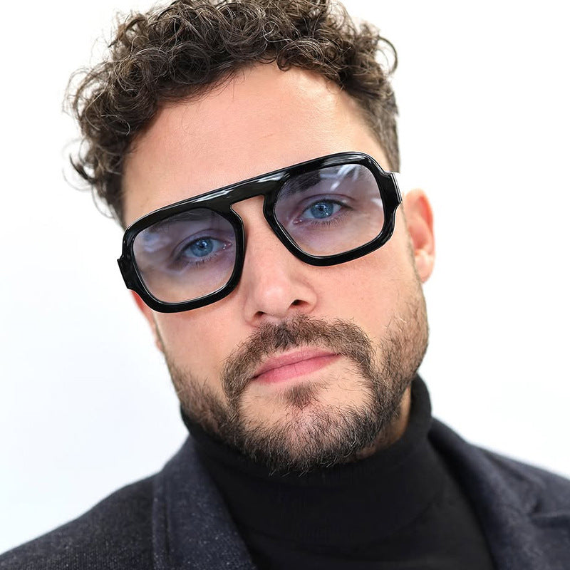 Gafas de sol de moda con montura cuadrada