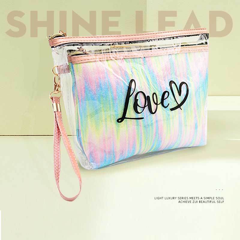 2 In 1 Travel Tie-Dye Cosmetic Bag
