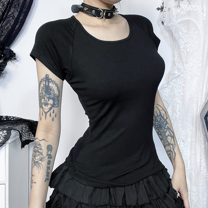Summer Gothic Punk Spice Girls Short Sleeved T Shirt