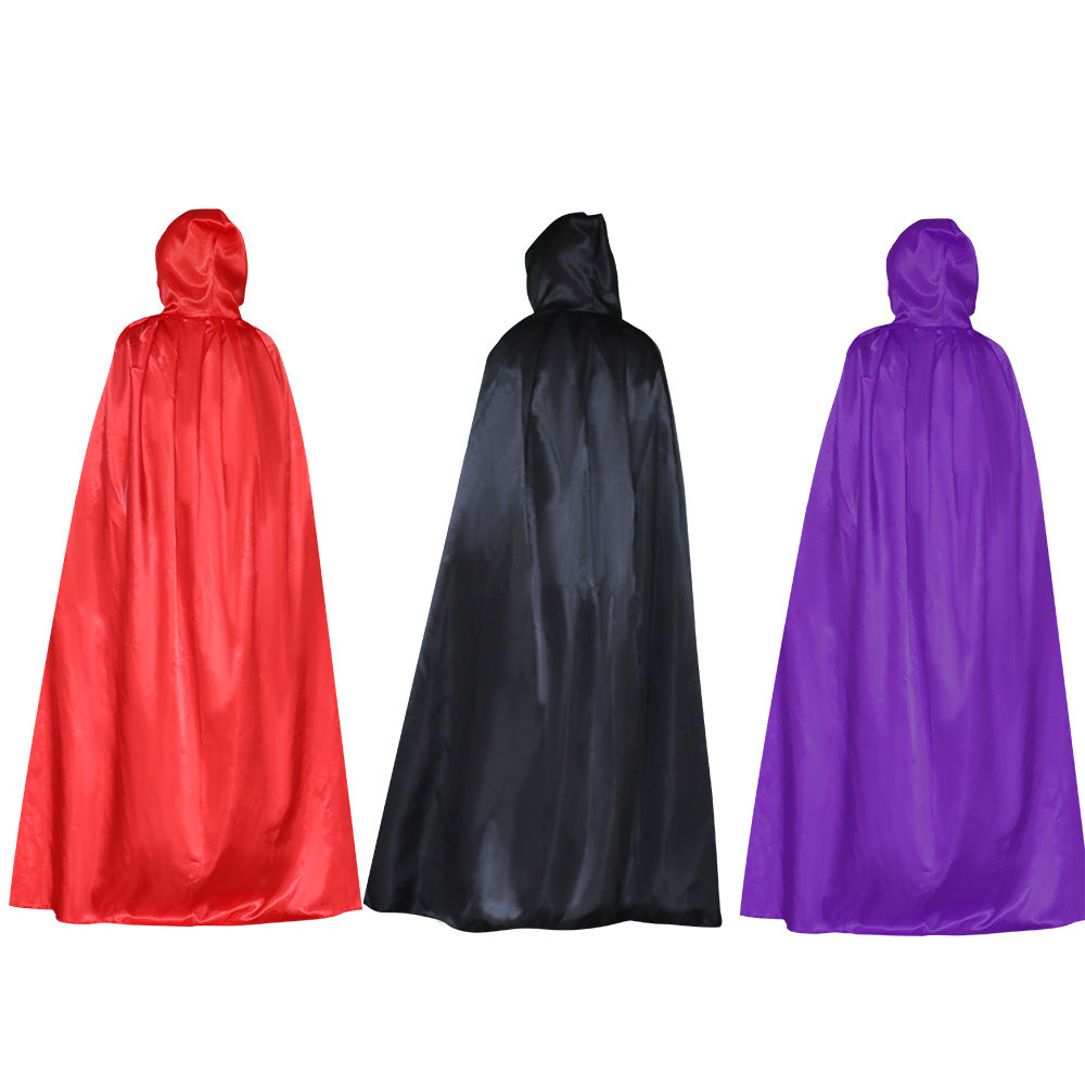 Capa de bruja y vampiro con colores para cosplay de Halloween
