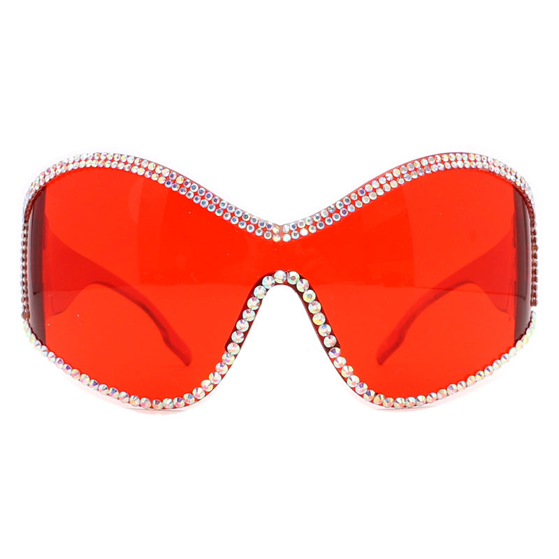 Masque coupe-vent surdimensionné style punk sportif Future Technology