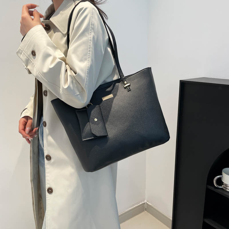 Three-Piece Set Simple Large Capacity Tote Bag