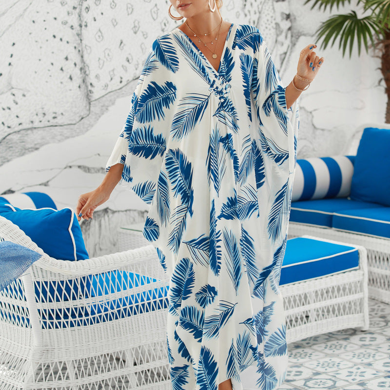 Vestido playero informal para vacaciones de verano