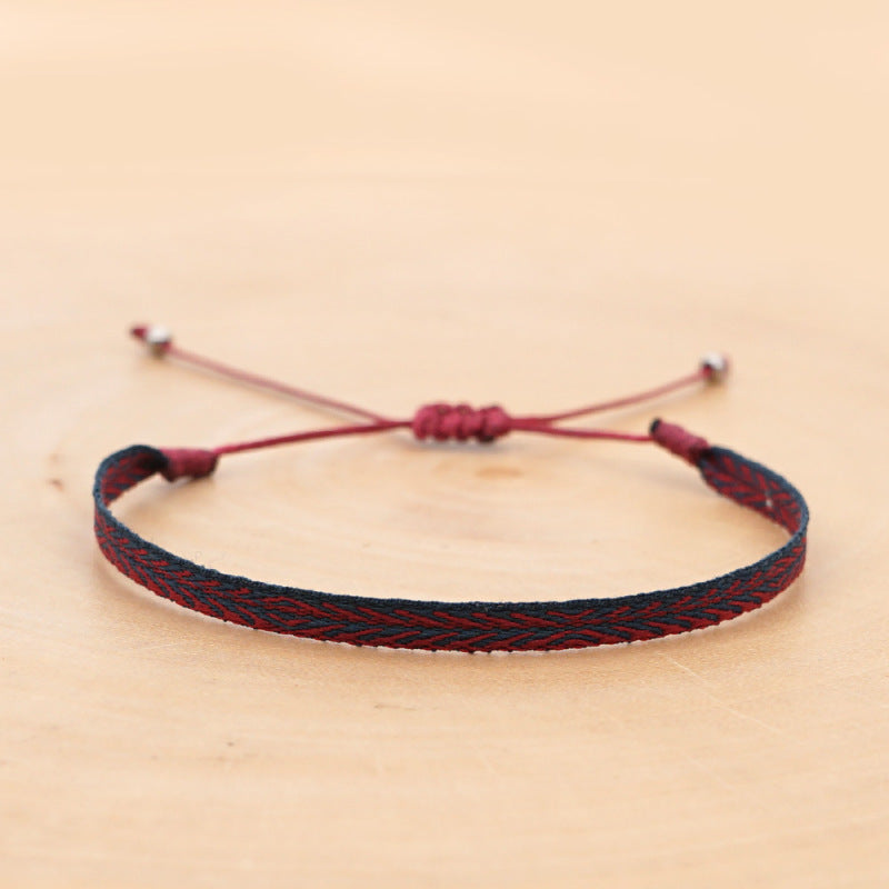 Bohemian Ethnic Ribbon Handwoven Bracelet