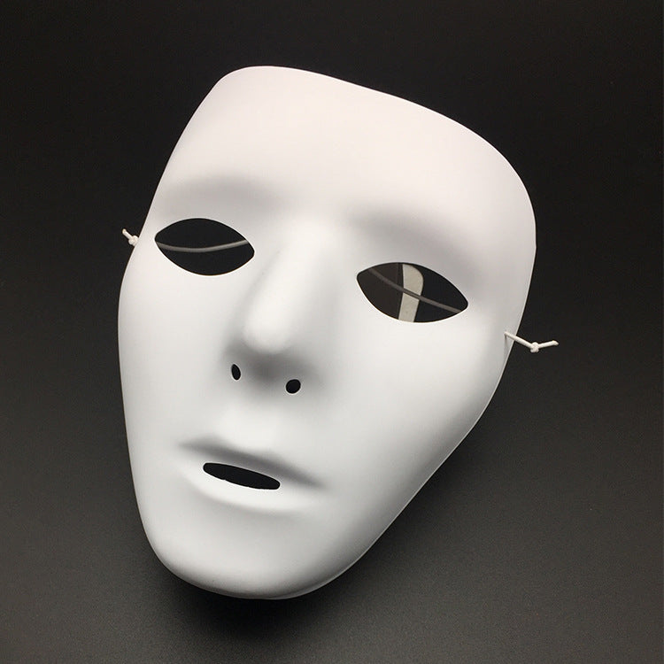 Men Simple Hand-Painted Full-Face Halloween Mask
