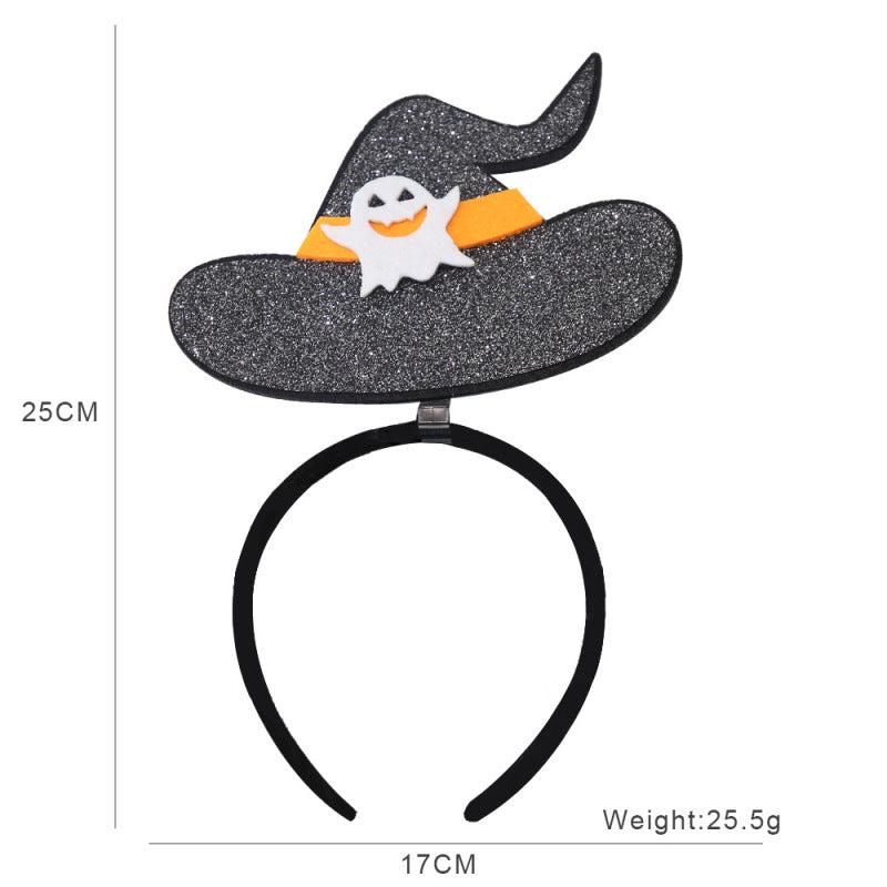 Bandeau d'Halloween pour enfants, accessoires de fête fantôme, citrouille et squelette