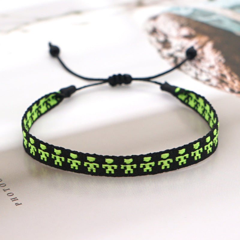 Bohemian Ethnic Ribbon Handwoven Bracelet