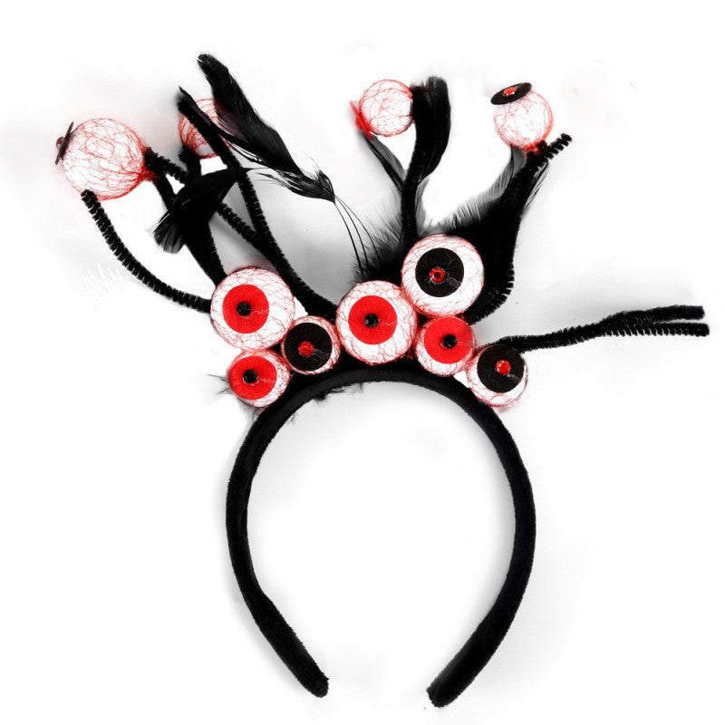 Bandeau d'Halloween pour enfants, accessoires de fête fantôme, citrouille et squelette