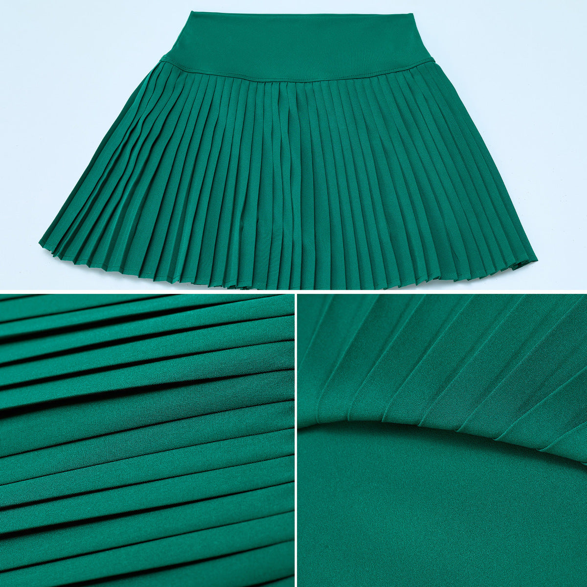 Women Fashion Solid Color Yoga Golf Tennis Skirt