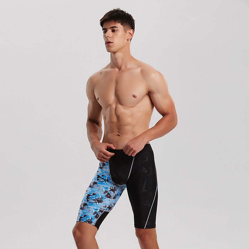 Bañador informal estampado de secado rápido para hombre