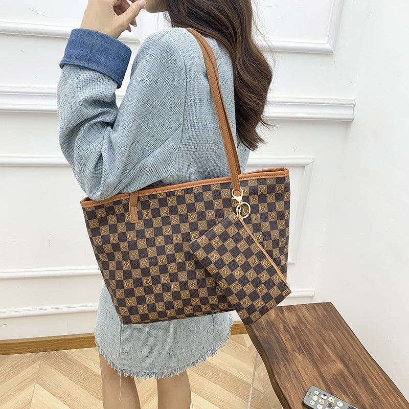 Women Fashion Simple Printed Tote Bag