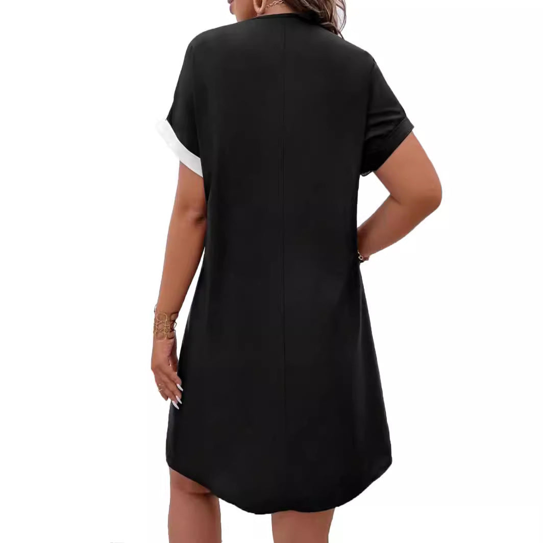 Women Fashion Casual Floral Printed Dress