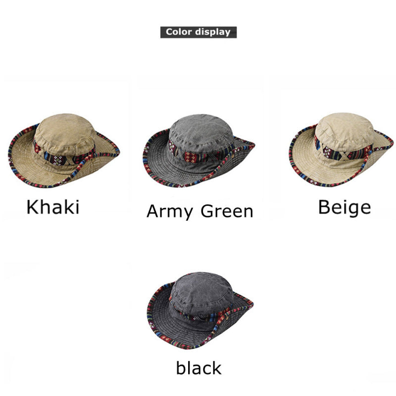 Sombreros de pescador plegables, transpirables y neutros.