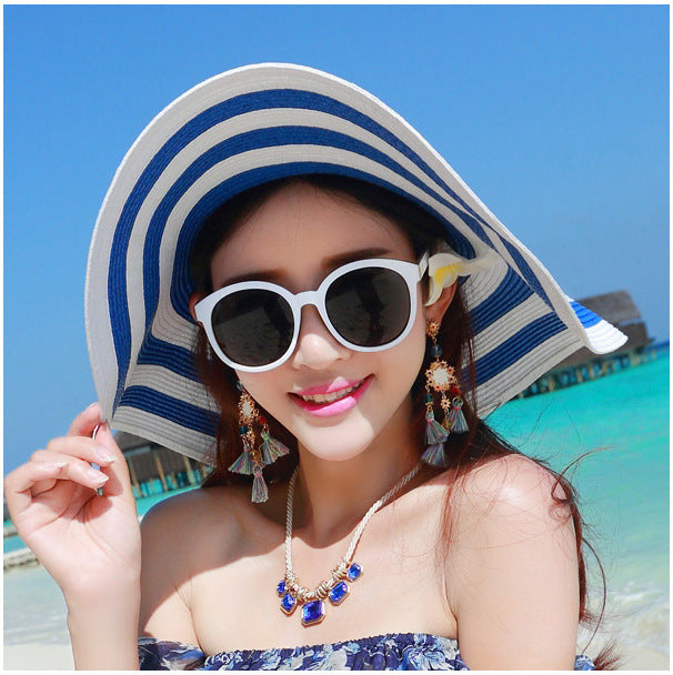 Sombrero protector solar estilo hawaiano para vacaciones en la playa