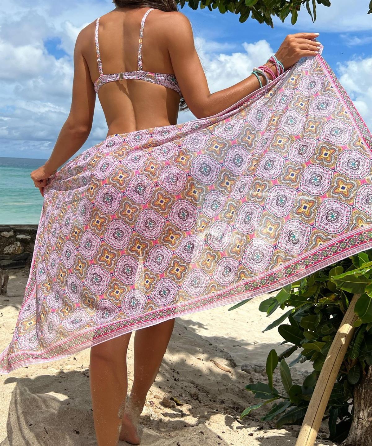 Summer Vacation Women Ethnic Boho Bikini Coverup