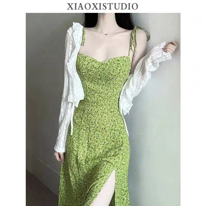 Tight Waist Summer Women Petite Vacation Sundress