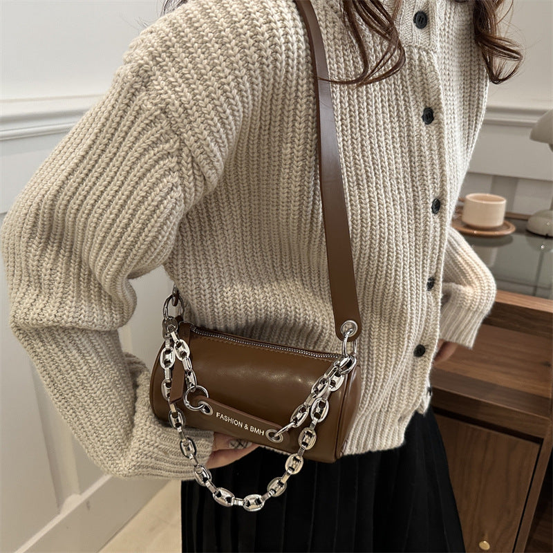 Women Fashion Casual Solid Color Crossbody Bag