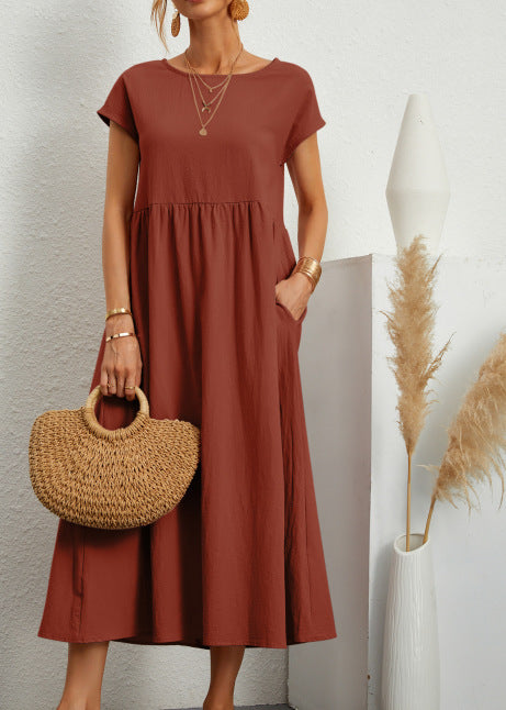 Summer Vintage Fashion Casual Women's Dress