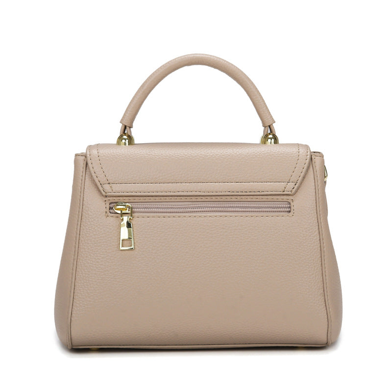 Elegante conjunto de bolso de mano de gran capacidad en color sólido