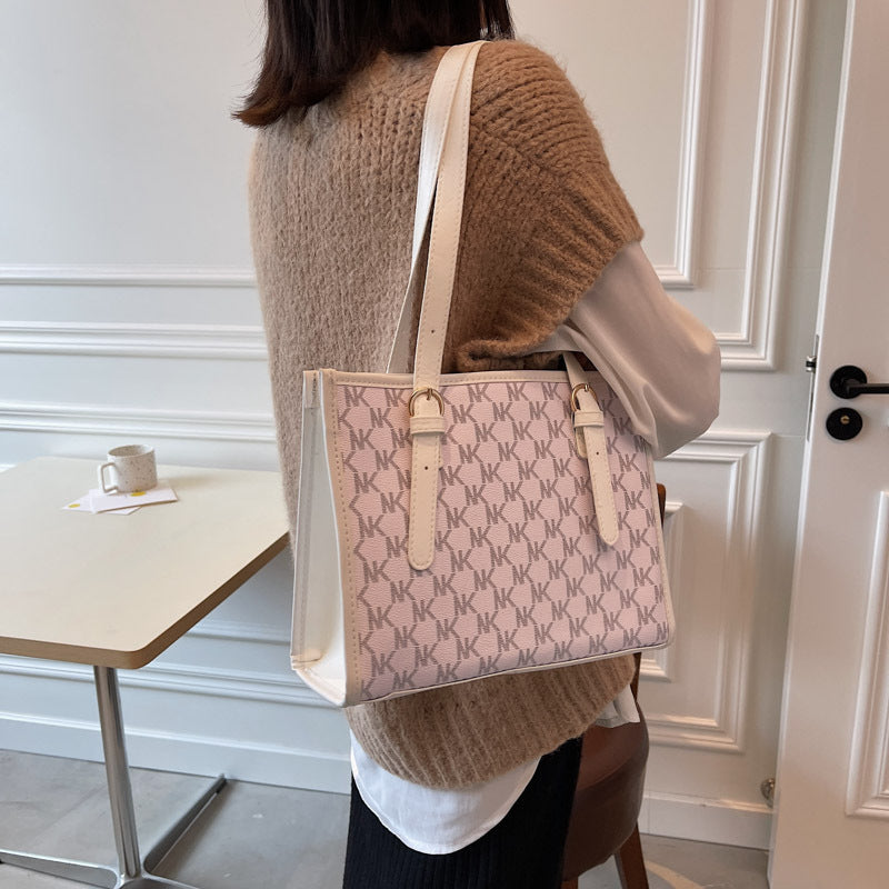 Fashion Women Large Capacity Letter Printed Tote Bag