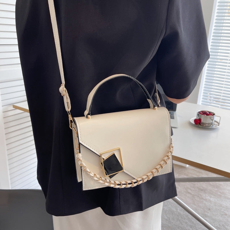 Elegant Solid Color Shoulder Bag for Women