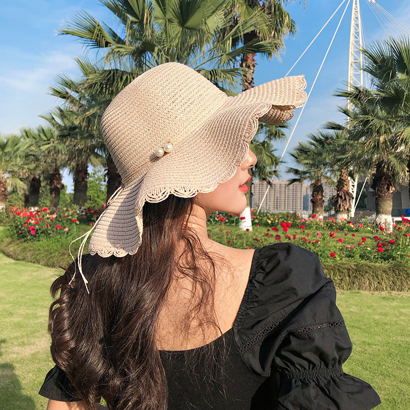Beach Holiday Straw Sun Hat Small Dome Style