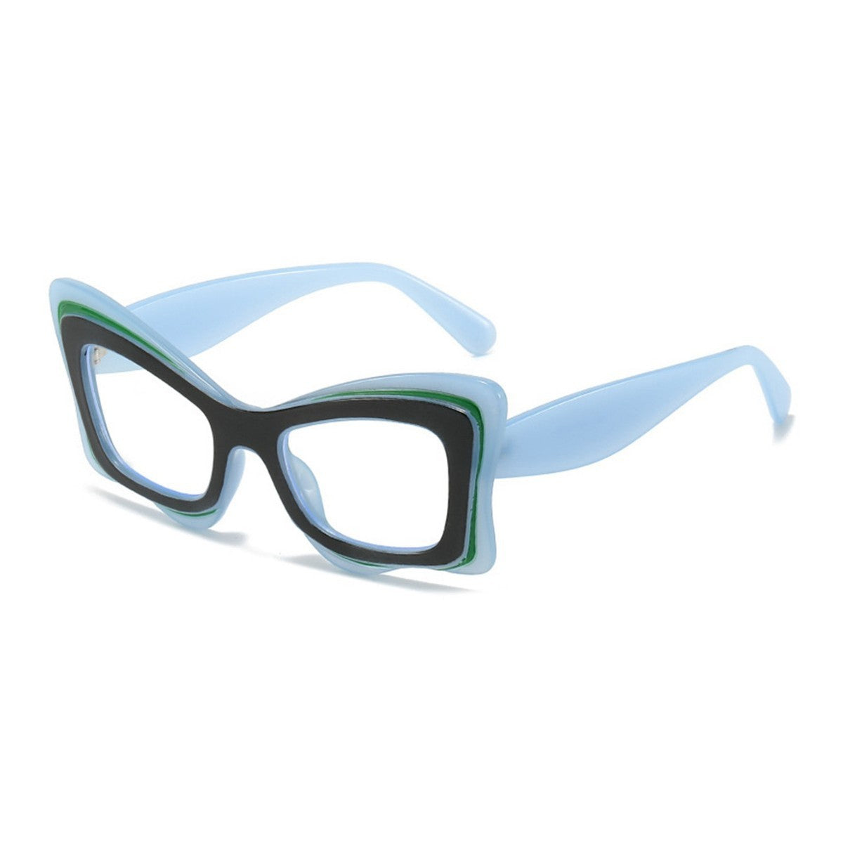 Gafas de sol anti-UV personalizadas de moda con diseño de ojo de gato