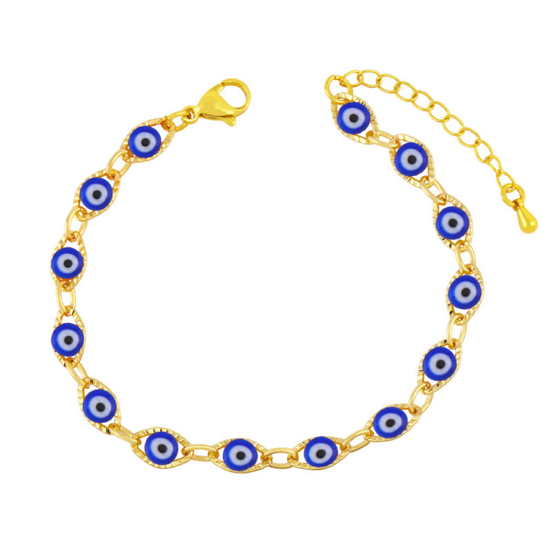 Pulsera creativa de ojo de diablo para mujer