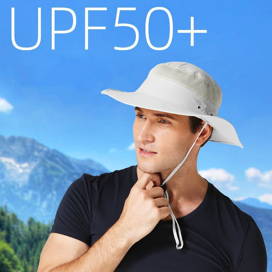 Sombrero de pescador personalizado para protección solar al aire libre