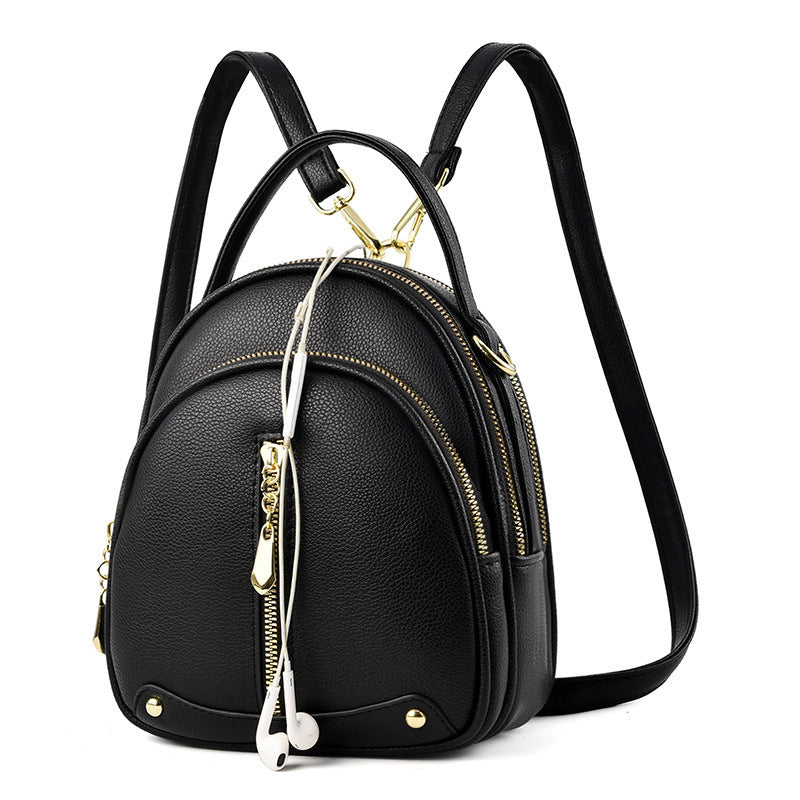 Women Fashion Small Backpack in PU Material