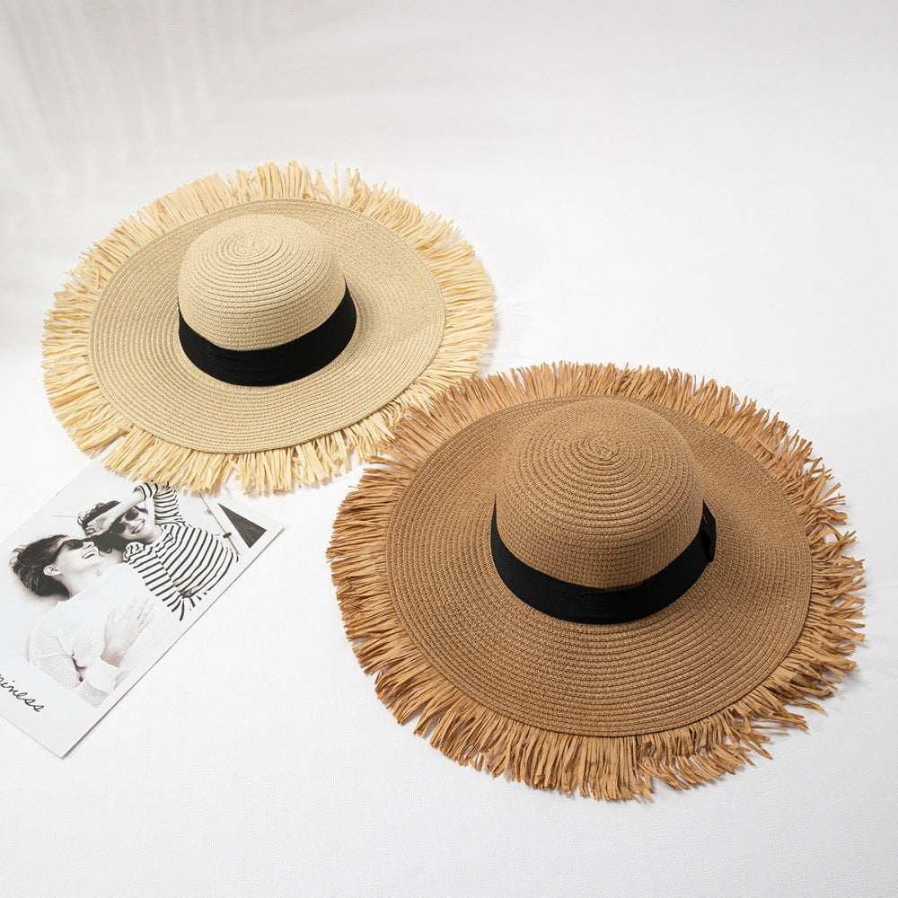 Summer Beach Holiday Straw Hat with Trendy Style