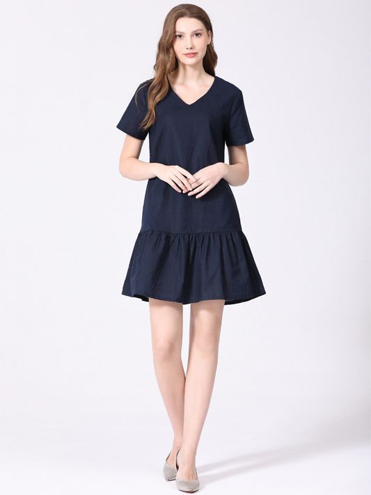 Summer Casual Nursing Dress for Pregnant Women