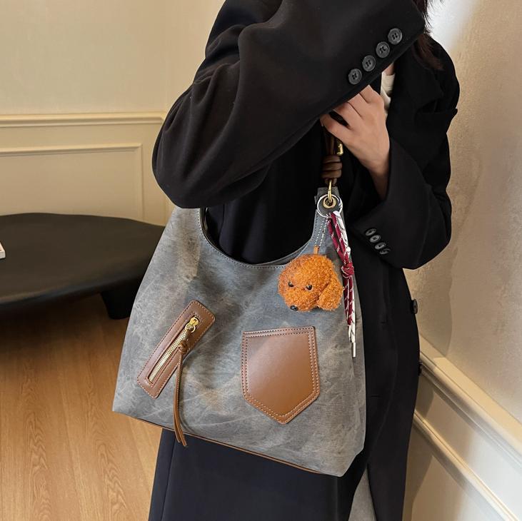 Women Fashion Casual Retro Large Capacity Tote Bag