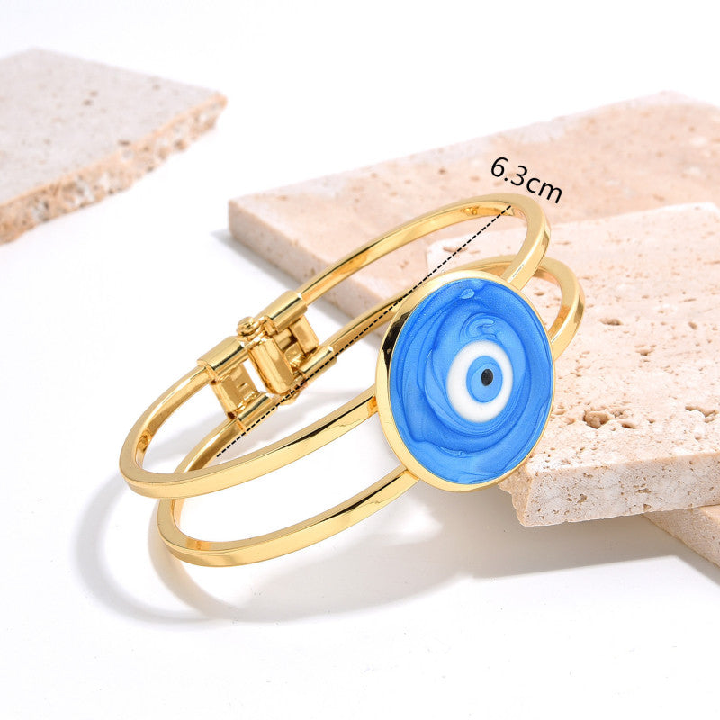 Pulsera multicolor de ojo de diablo para mujer