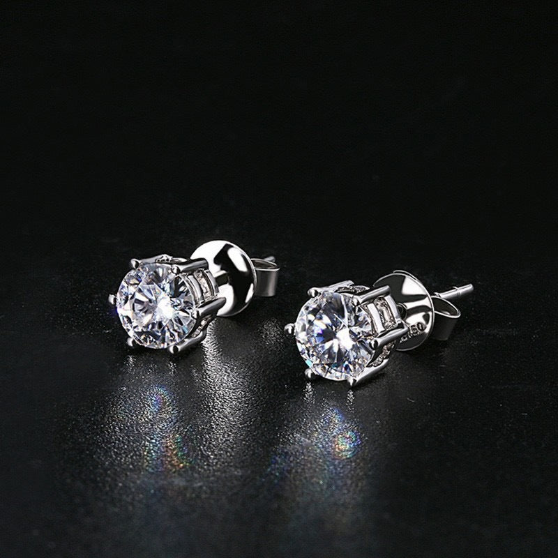 Women Fashion Six Claw Zircon Earrings