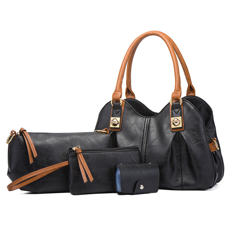 Ensemble de quatre sacs à main vintage de grande capacité