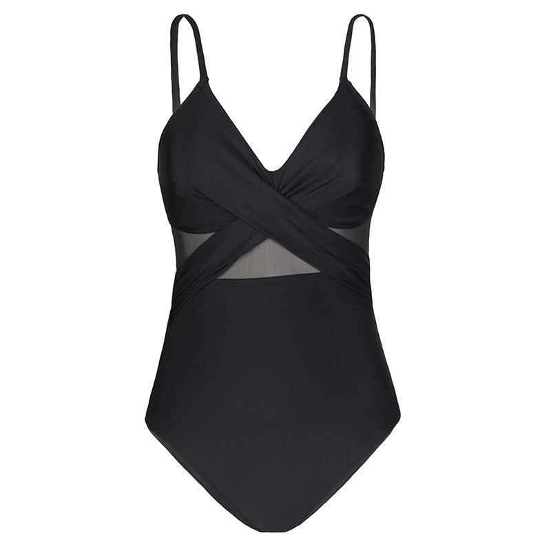 Women Summer Vacation Floral One-Piece Bikini