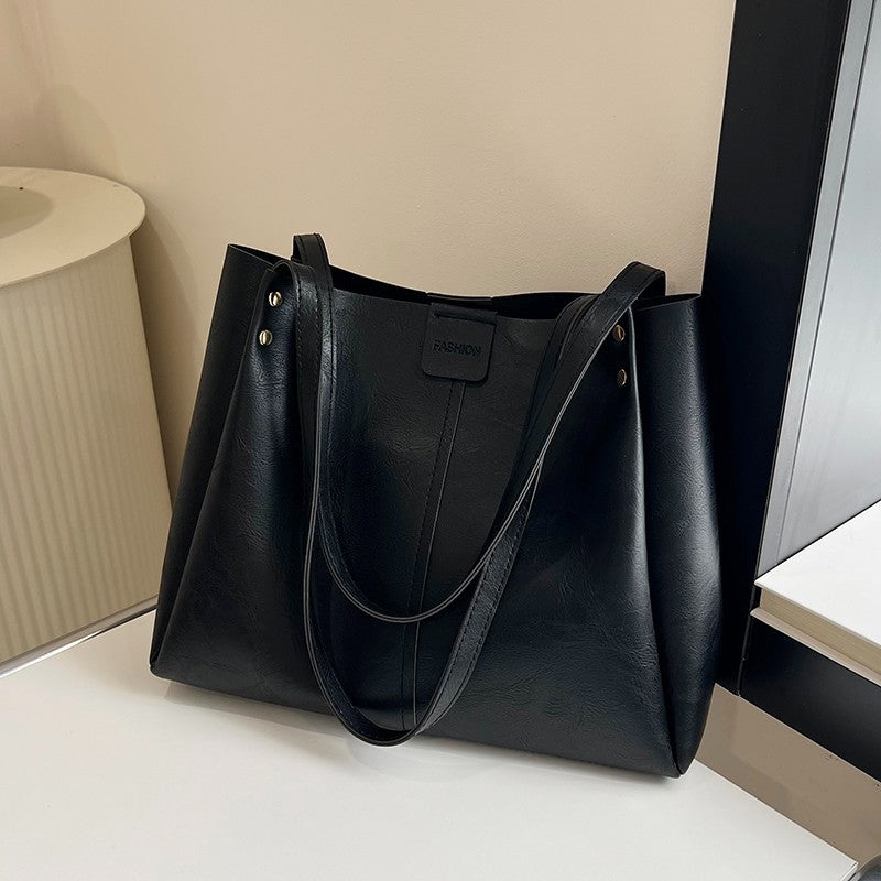 Bolso de mano informal de gran capacidad a la moda para mujer