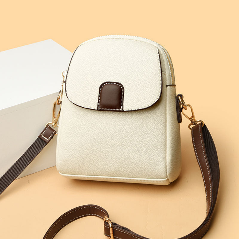 Women Casual Flap Mini Crossbody Bag in PU