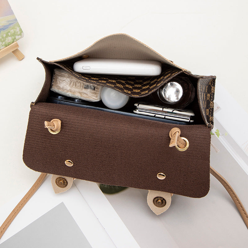Simple Women Casual Printed Crossbody Bag